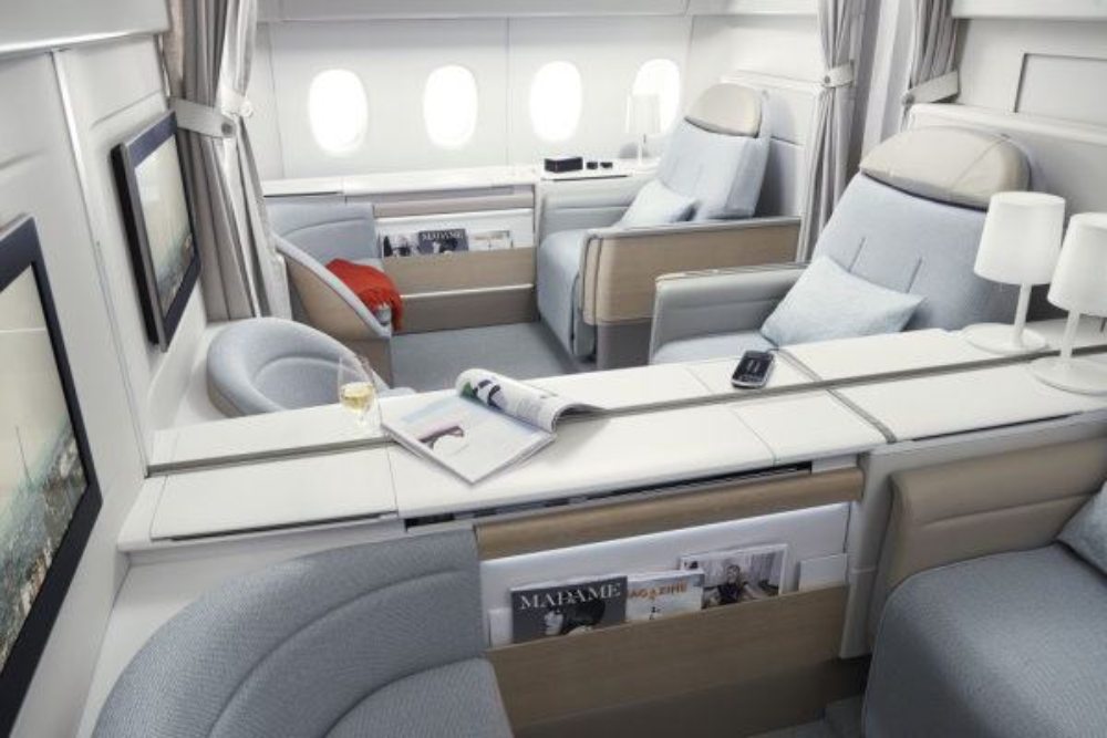 Flying in Air France’s First Class, as a Hotel in The Sky